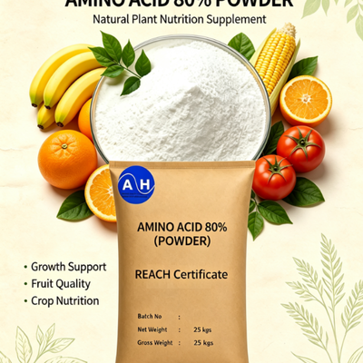 100% Water-Soluble Amino Acid Powder from Non-GMO Soybean Meal with High Free Amino Acid Content